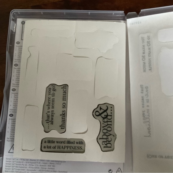 Stampin Up! One in a Million set of 10 clear mount stamp set - Picture 5 of 5